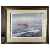 Framed artwork. Please see photos for details. In