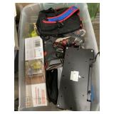 Lot with kitchen organizer, home dï¿½cor, roller bla