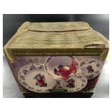40 Piece dinnerware set, with original box, Christ