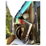 Sony DVD player with other household items