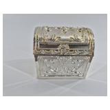 Ornate Hinged Jewelry Trinket Box