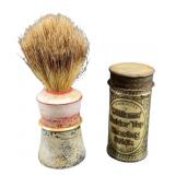 Vintage Williams Shaving Soap Tin & Brush