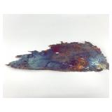 Iridescent Abstract Copper Splat