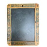 Antique Wooden Alphabet Slate Writing Board