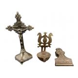 Religious Metalwork Group (Lot of 3)