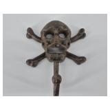 Cast Iron Skull & Crossbones Wall Hook