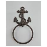 Cast Iron Anchor Towel Hanger