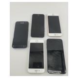 Samsung & Apple Smartphones (Lot of 5)