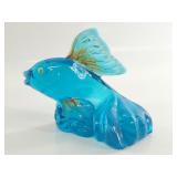 Fenton Hand-Painted Art Glass Fish