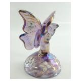 Fenton Handpainted Iridescent Butterfly Figurine
