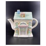 House-Form Ceramic Cottage Teapot