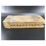 Carved Wooden Textile Craft Tool