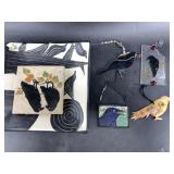 Bird-Themed Folk Art Assortment