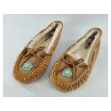 Minnetonka Beaded Moccasin Slippers