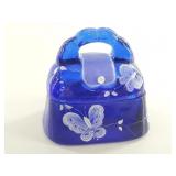 Fenton Glass Butterfly Trinket Box