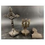 Religious Metalwork Group (Lot of 3)