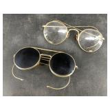 3 Pairs Round Frame Eyewear & Sunglasses