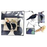Bird-Themed Folk Art Assortment