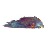 Iridescent Abstract Copper Splat