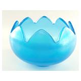 Fenton Blue Art Glass Bowl