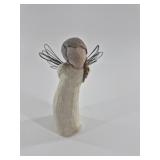 Decorative Angel Figurine with Wire Wings