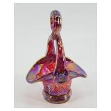 Fenton Iridescent Carnival Glass Basket