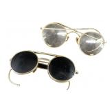 3 Pairs Round Frame Eyewear & Sunglasses