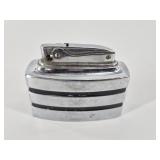 Ronson Chrome Ribbed Table Lighter