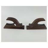 Pair of Carved Wooden Support Brackets For guns or