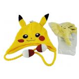 Pokmon Pikachu Hat & Plush (Lot of 2)