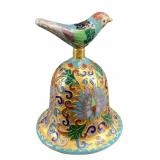 Cloisonne Enamel Bird Bell