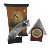 Decorative Clocks - 4pc Assortment