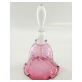 Fenton Pink Art Glass Bell