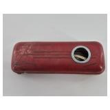 Vintage Red Metal Cased Electric Light