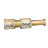 Brass Leather-Wrapped Telescope