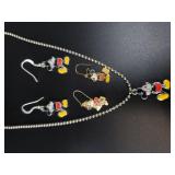 Mickey and Minnie Mouse themed jewelry