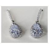 Sterling silver pair of earrings, brand new in box