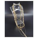Collection of gold-toned fashion jewelry