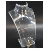 Sterling silver and fossilized ivory designer jewe