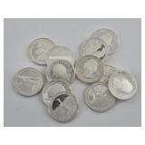 21 U.S. Commemorative silver proof Quarters San Fr