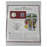2024 Greatest Generation Half-Dollar & Stamp