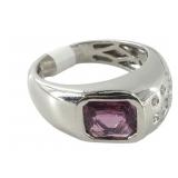 Platinum Aaron Gottlieb Sapphire Ring