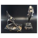 Art Deco French Bronze Figures (Lot of 2)