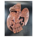 Tlingit-Style Eagle Wood Wall Hanging