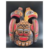 Tlingit-Style Wood Wall Hanging (Imported)