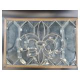 Art Deco-Style Beveled Glass Panel