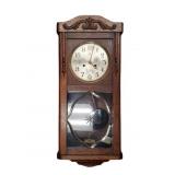 Carved Wood Pendulum Wall Clock
