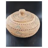 Hooper Bay Hand-Woven Grass Basket