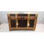 30in. Leather Strap Vintage Trunk