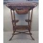 Wicker end table 23" X 21" X 27"